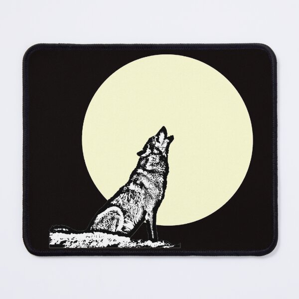 Item preview, Wolf Howling At Moon designed and sold by RevolutionInPaint.