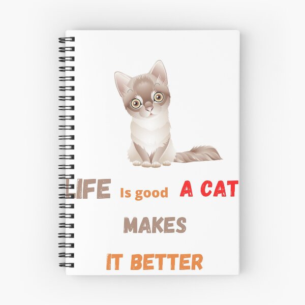 Item preview, Life is good a cat makes it better designed and sold by EagleArtist12.