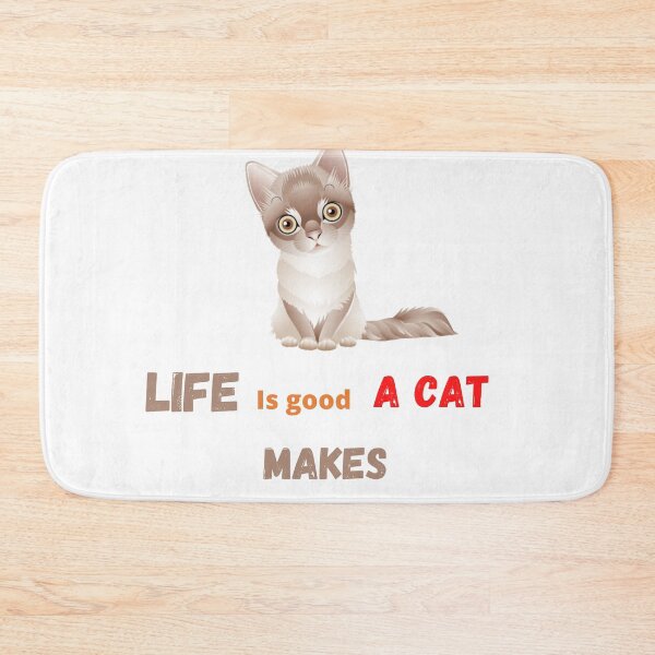Item preview, Life is good a cat makes it better designed and sold by EagleArtist12.