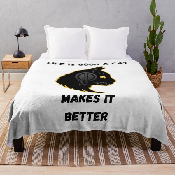 Item preview, Life is good a cat makes it better designed and sold by EagleArtist12.