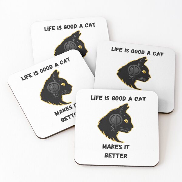 Item preview, Life is good a cat makes it better designed and sold by EagleArtist12.