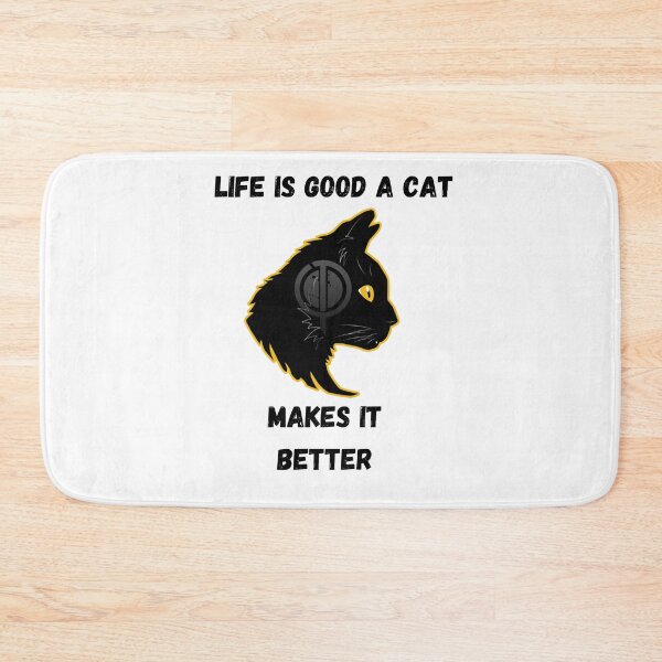 Item preview, Life is good a cat makes it better designed and sold by EagleArtist12.