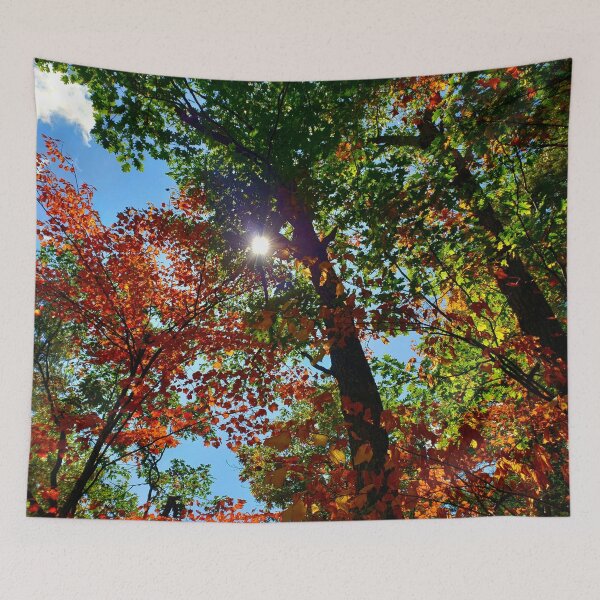 Item preview, forest leaves in autumn designed and sold by Bizarro23.