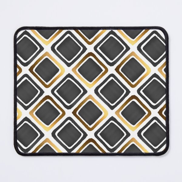 Item preview, Geometric Squares Pattern - Black and Gold designed and sold by illocharm.