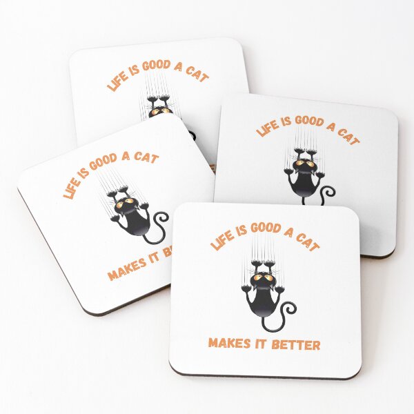 Item preview, Life is good a cat makes it better designed and sold by EagleArtist12.