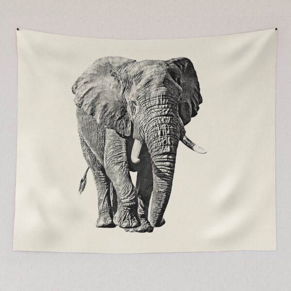 Item preview, African Elephant Full Figure Wildlife designed and sold by Scotch Macaskill.