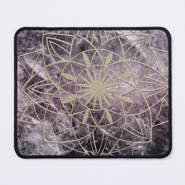 Item preview, Star Mandala on Dark Night Marble #1 #decor #art  designed and sold by Anita's & Bella's Art.