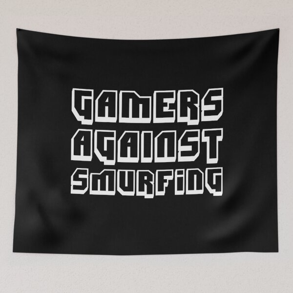 Item preview, Gamers Against Smurfing designed and sold by MnEmzStudio.