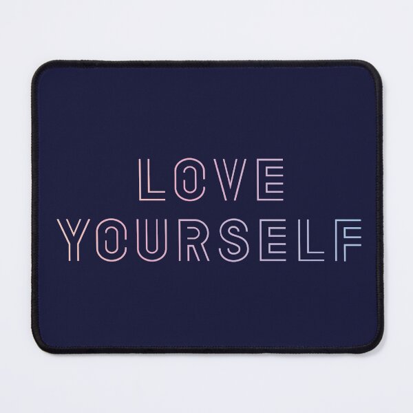 Item preview, love yourself quote lyrics song art print stickers t-shirts designed and sold by MaMoAn.