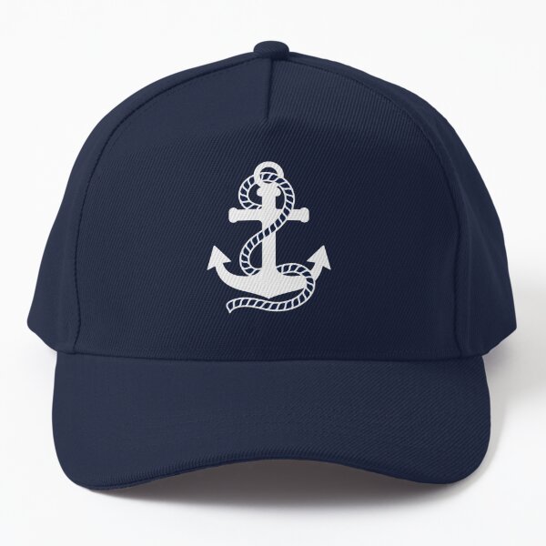 Blue Nautical Navy Anchor Fisherman Hat Unisex Cool Sailing Ships