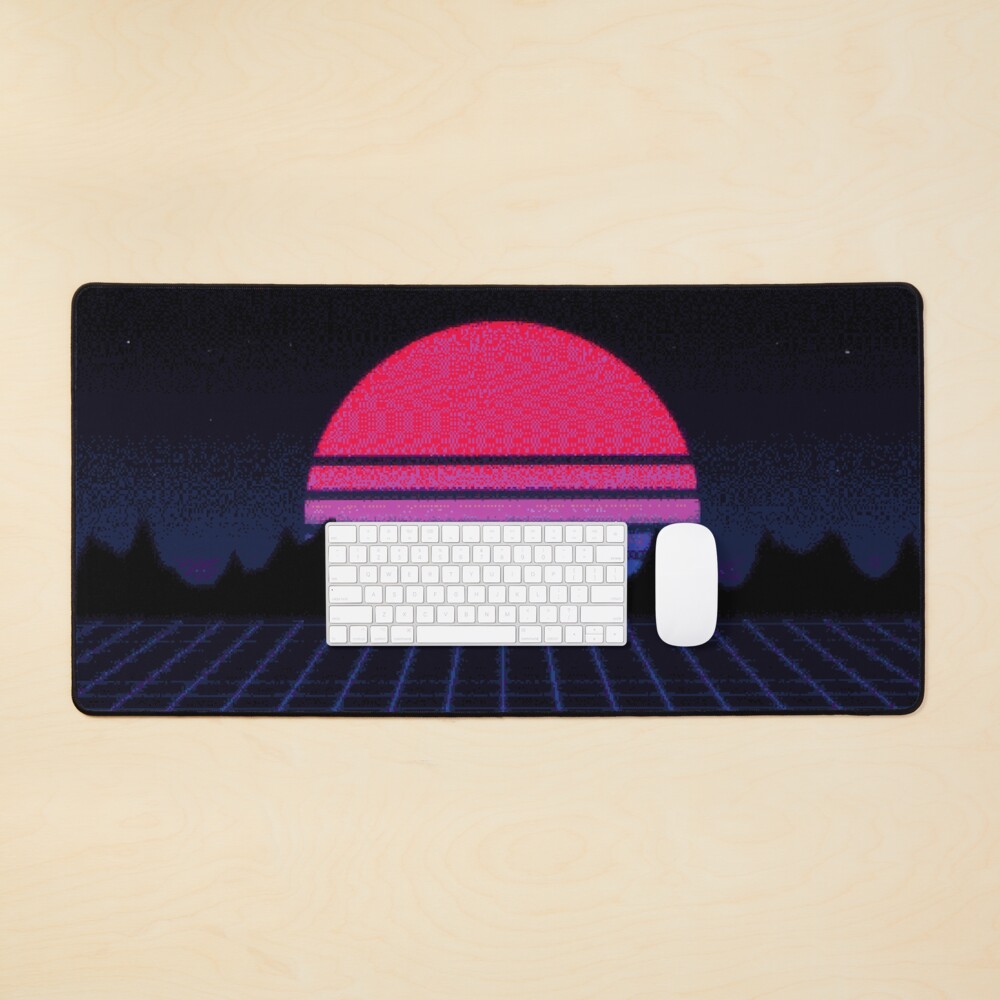 Bi Vaporwave Mouse Pad