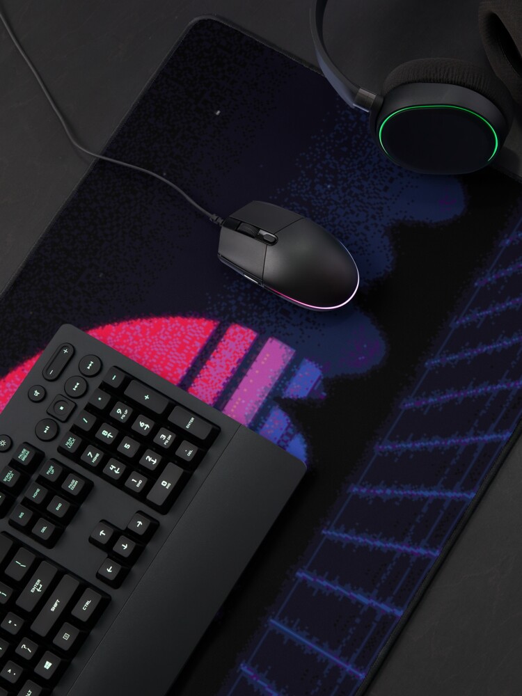 Alternate view of Bi Vaporwave Mouse Pad