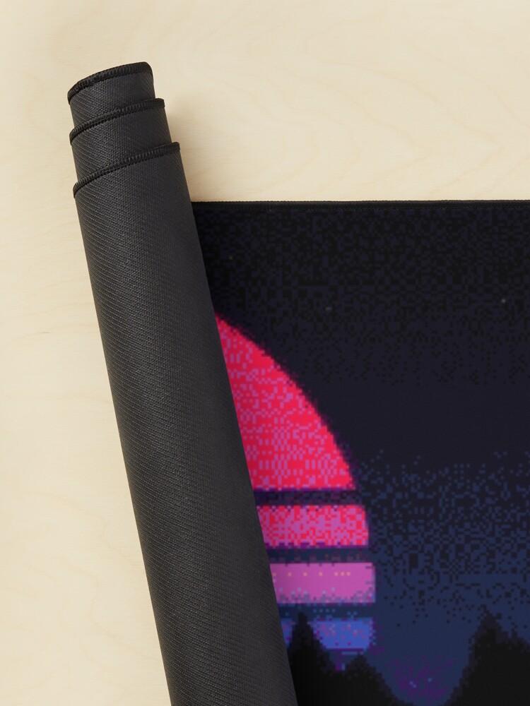 Alternate view of Bi Vaporwave Mouse Pad