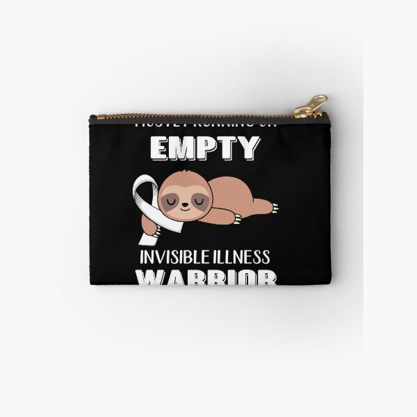 Item preview, Mostly Running On Empty Invisible Illness Warrior designed and sold by Brad-FI.