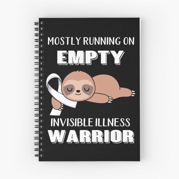 Item preview, Mostly Running On Empty Invisible Illness Warrior designed and sold by Brad-FI.