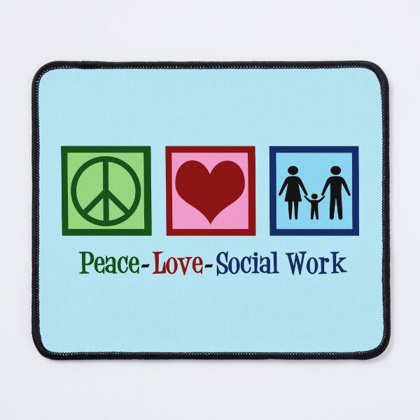 Item preview, Peace Love Social Work designed and sold by Epic Love Designs.