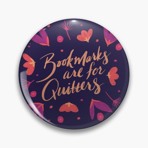 Item preview, Bookmarks are for Quitters - Magenta designed and sold by Marie Funseth.