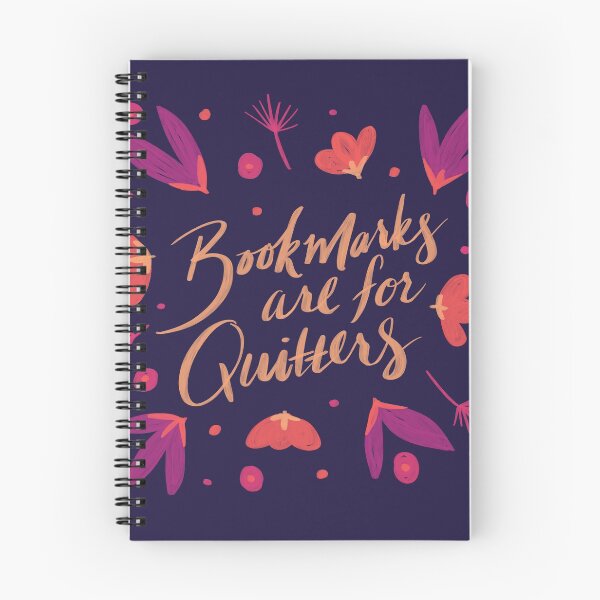 Item preview, Bookmarks are for Quitters - Magenta designed and sold by Marie Funseth.