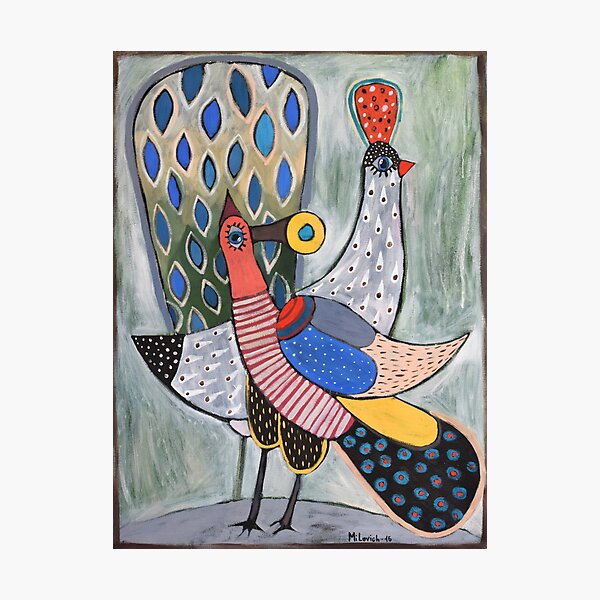 Item preview, Birds - Oil Painting designed and sold by olgamilovich.