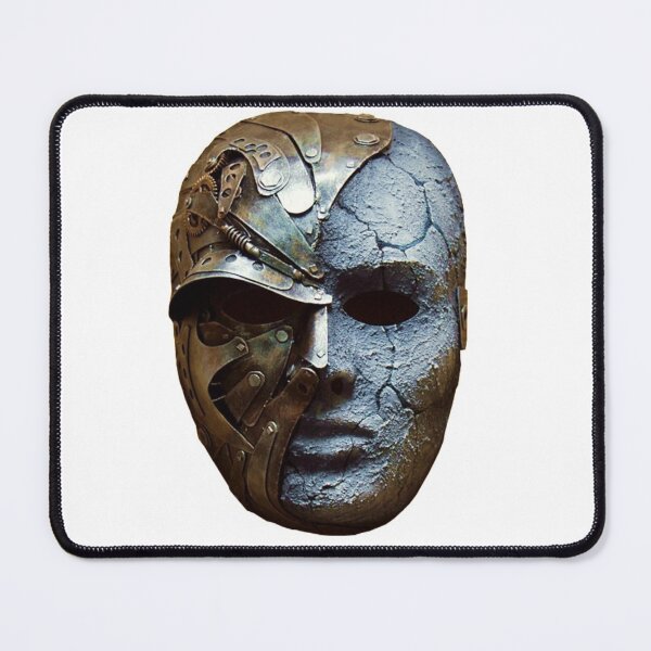 Item preview, Face mask which is made up of terracotta and metal....!! designed and sold by VIVEK KUMAR RAI.