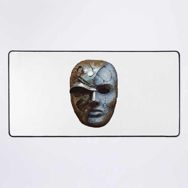 Item preview, Face mask which is made up of terracotta and metal....!! designed and sold by VIVEK KUMAR RAI.