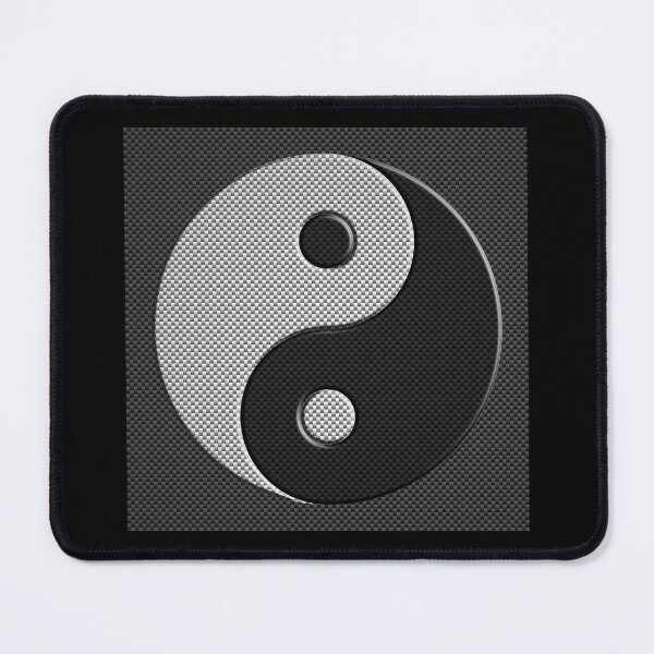 Item preview, Yin Yang in Carbon Fiber Print Style designed and sold by Garaga.