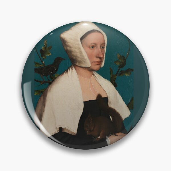 Item preview, A Lady With A Squirrel and A Starling by Hans Holbein the Younger designed and sold by Amanda1775.