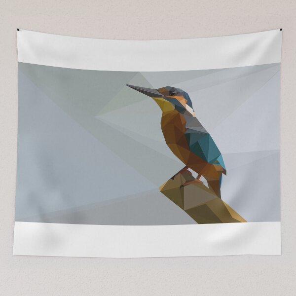 Item preview, Low Poly Kingfisher designed and sold by SpaghettiFarmer.