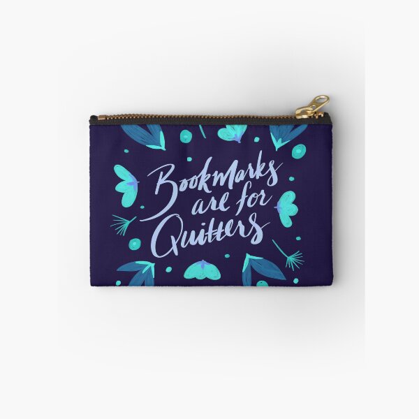 Item preview, Bookmarks are for Quitters - Blue designed and sold by Marie Funseth.