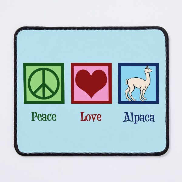 Item preview, Peace Love Alpaca designed and sold by Epic Love Designs.