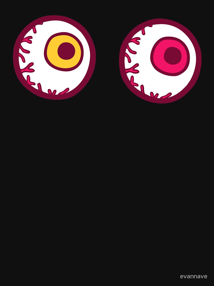 Halloween Candy Eyeball Pattern in Black by evannave