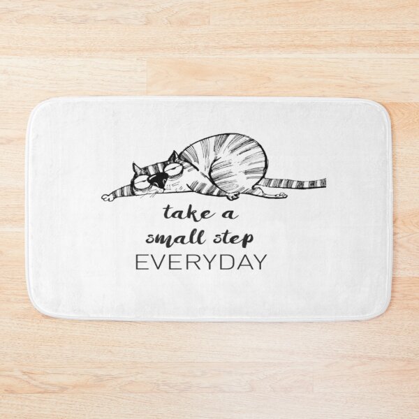 Item preview, Funny cat take a small step everyday designed and sold by Dam31.