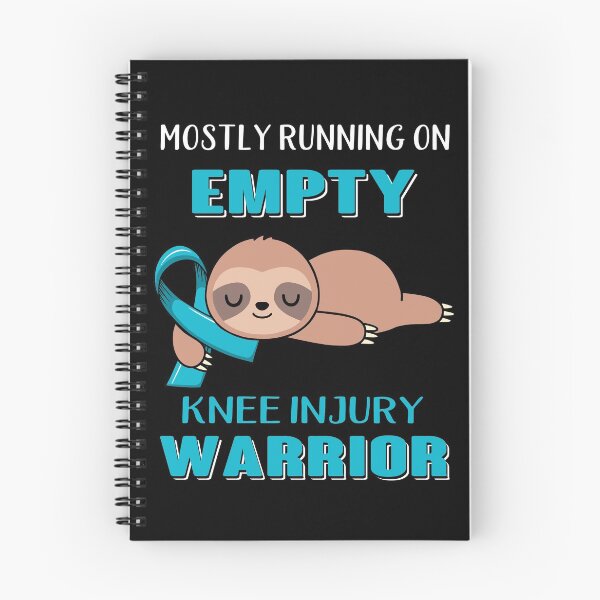 Item preview, Mostly Running On Empty Knee Injury Warrior designed and sold by Brad-FI.