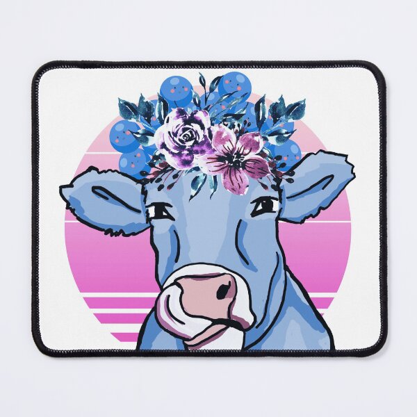Artikelvorschau, The Joyfull Blueberry Cow | Kuhliebe entworfen und verkauft von Petra Becker.
