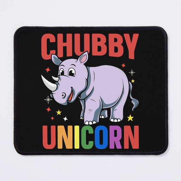 Item preview, I Am A Chubby Little Unicorn | Funny rhino designed and sold by Petra Becker.