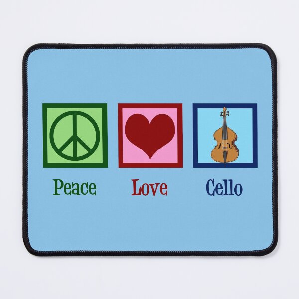 Item preview, Peace Love Cello designed and sold by Epic Love Designs.