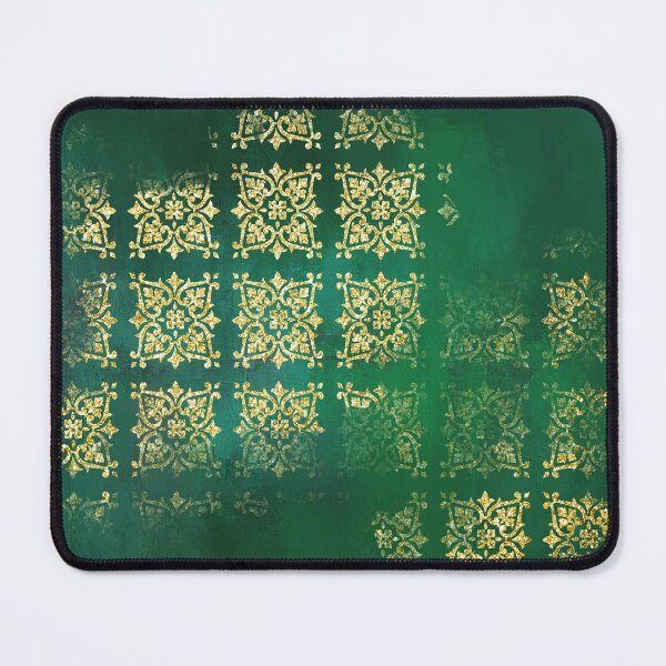 Item preview, Golden Squares on Green designed and sold by Elisabeth Lucas.