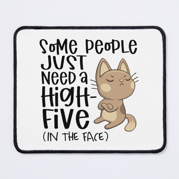 Item preview, Just Need A High Five | Funny cat designed and sold by Petra Becker.