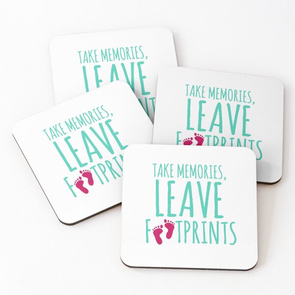 Item preview, Take memories, leave footprints travel the world  designed and sold by Tropical Blood.