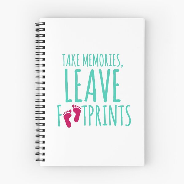 Item preview, Take memories, leave footprints travel the world  designed and sold by Tropical Blood.