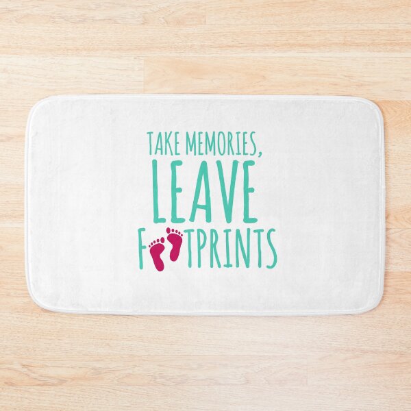 Item preview, Take memories, leave footprints travel the world  designed and sold by Tropical Blood.