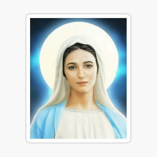 Jungfrau Maria, Königin des Friedens, Unsere Liebe Frau von Medjugorje Sticker