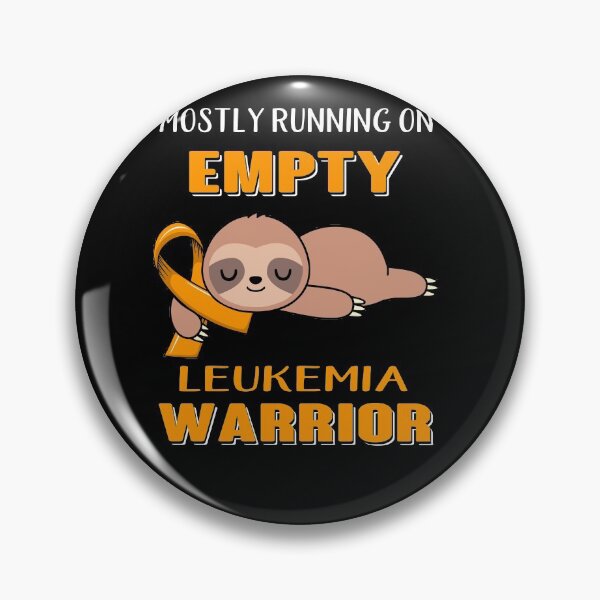 Item preview, Mostly Running On Empty LEUKEMIA Warrior designed and sold by Brad-FI.