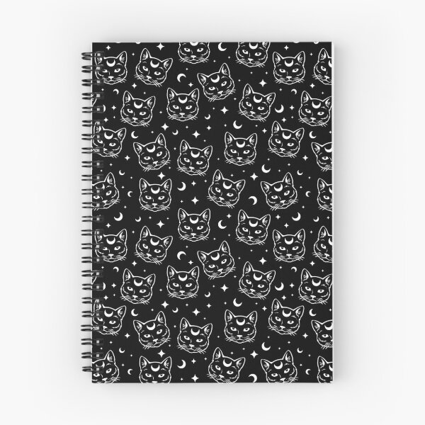 Item preview, Mystical Magical Halloween Cat with Moon Pattern designed and sold by Gsallicat.