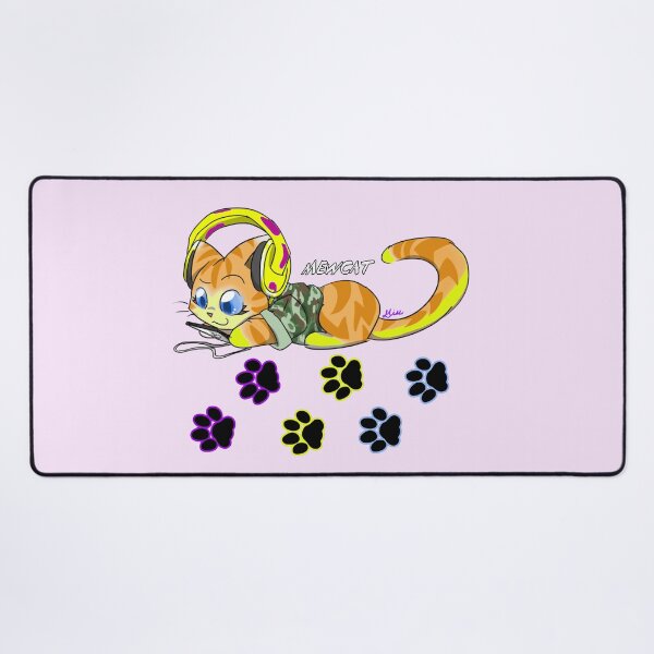 Item preview, Cat Listening To Music Clipart - Cartoon Funny Cats  designed and sold by Havic  Tees.