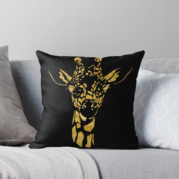 Item preview, Gold Foil Giraffe Head designed and sold by TheWildFlix.