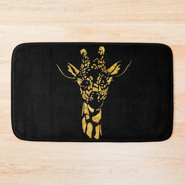 Item preview, Gold Foil Giraffe Head designed and sold by TheWildFlix.