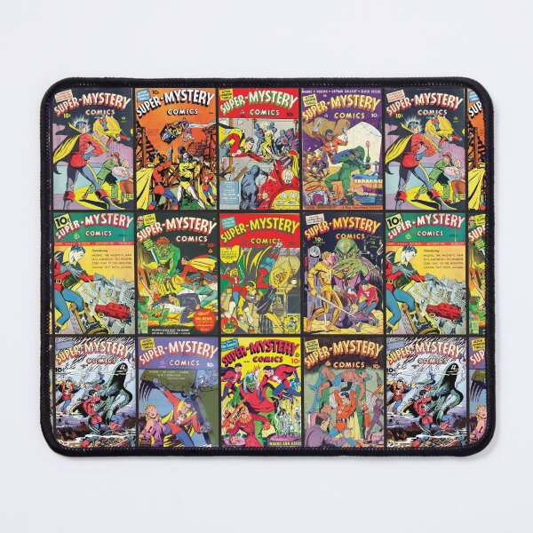 Item preview, Super Mystery Comic Covers | Vintage comic designed and sold by Petra Becker.