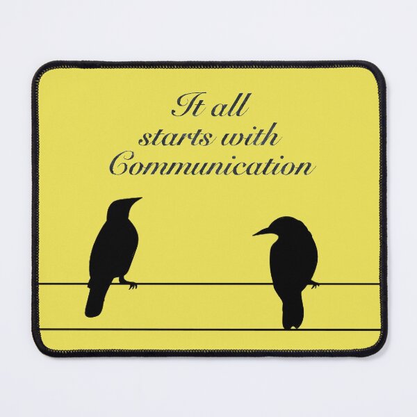 Item preview, IT ALL STARTS WITH COMMINICATION designed and sold by Klementsen.