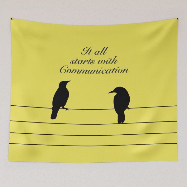 Item preview, IT ALL STARTS WITH COMMINICATION designed and sold by Klementsen.